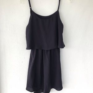Tobi openback cami dress navy spaghetti strap